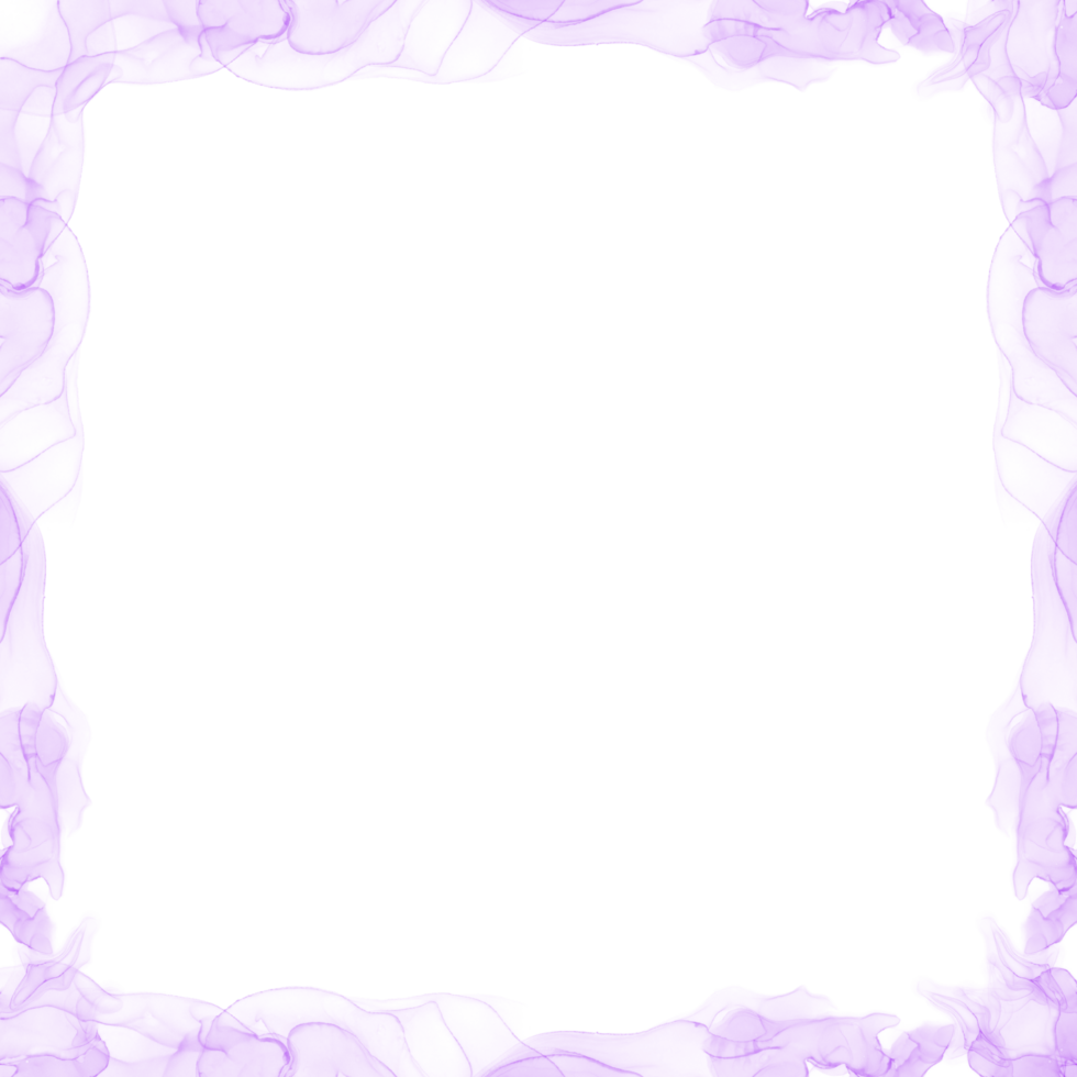 Abstract Purple Ink Frame png