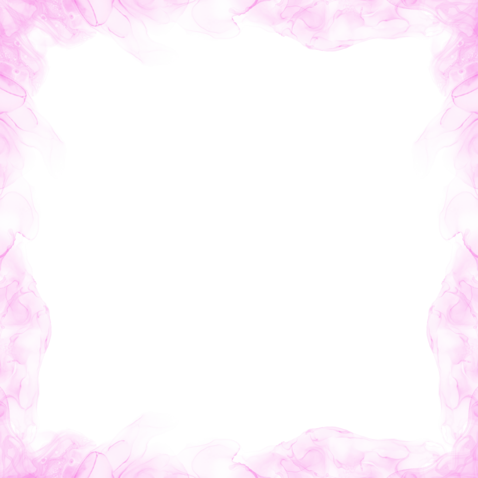 Abstract Purple Ink Frame png
