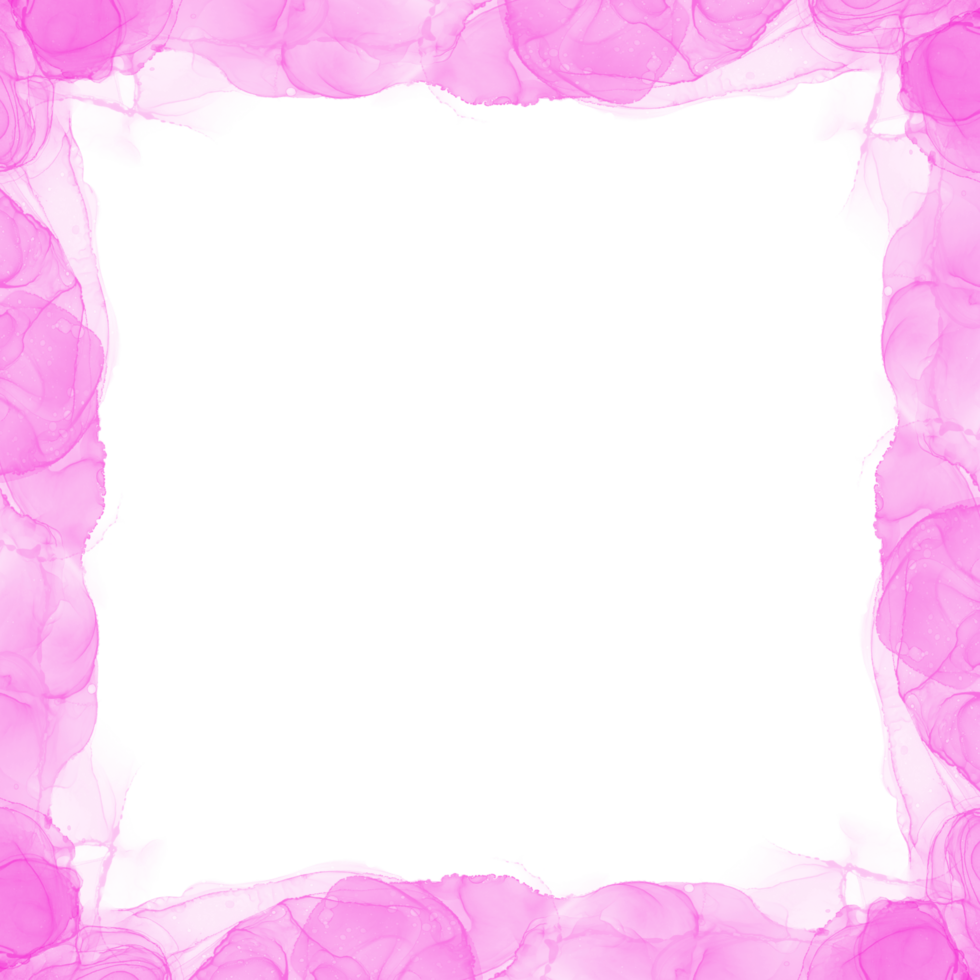 Abstract Purple Ink Frame png