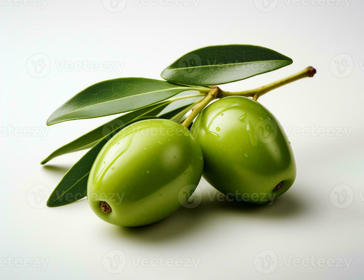 AI Generated Isolated Olive photo with background