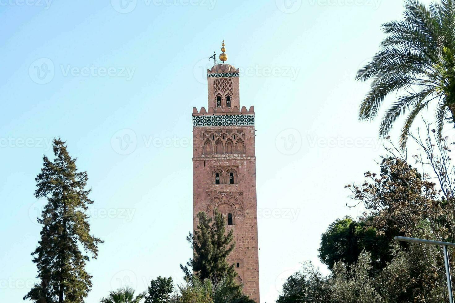 koutoubia mezquita en Marruecos foto