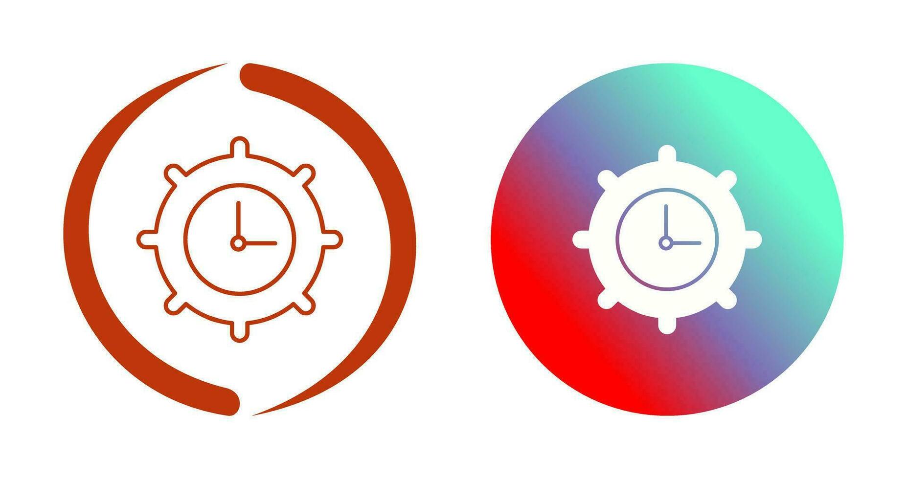 Time Settings Vector Icon