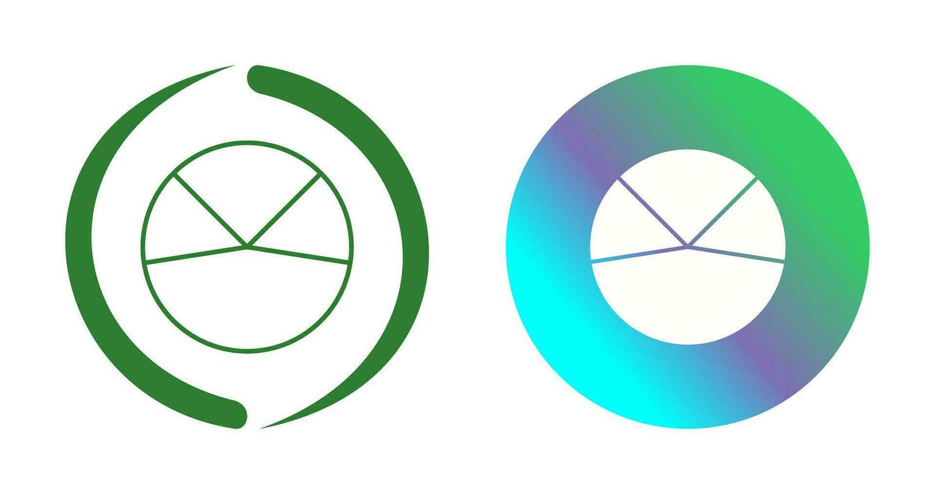 Pie Chart Analysis Vector Icon