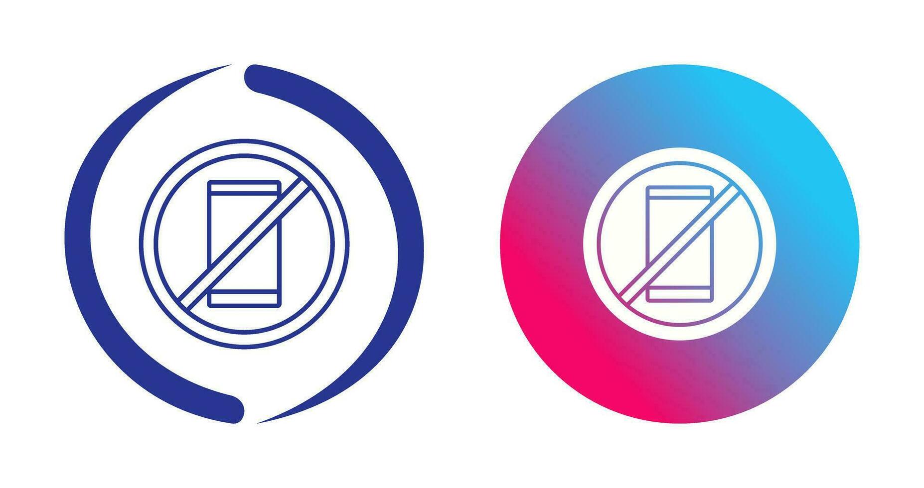 No Cell Phones Vector Icon