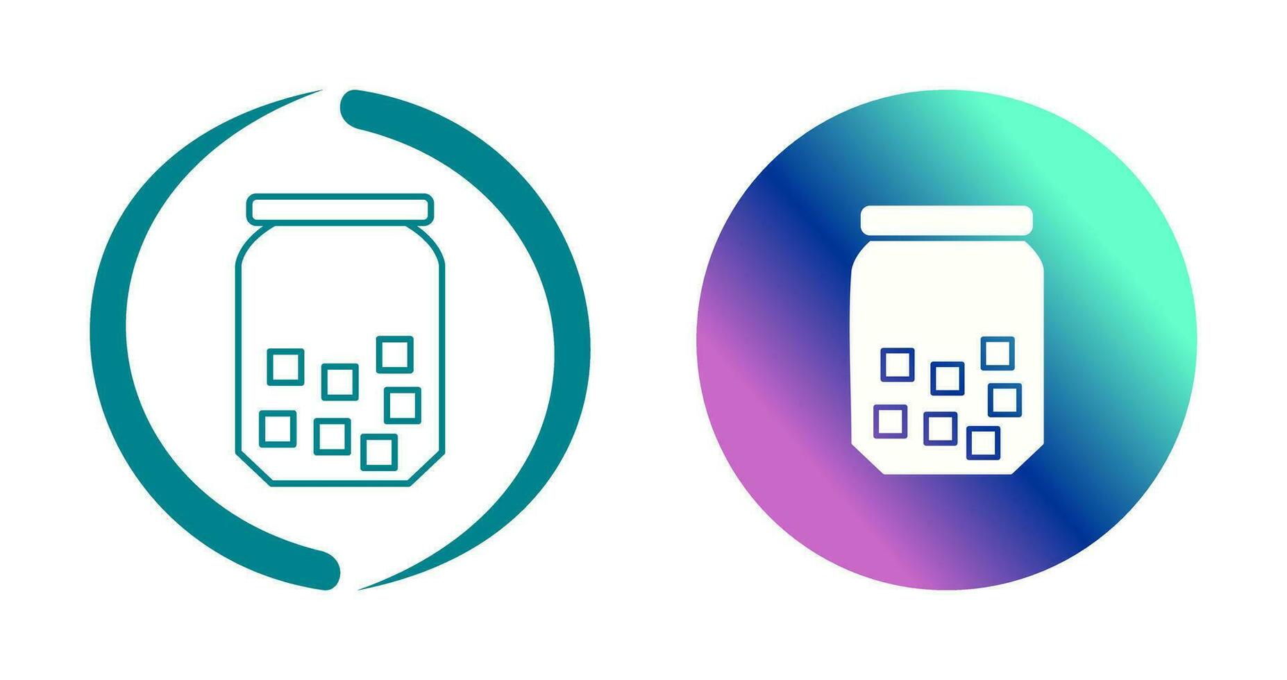 Sugar Bottle Vector Icon