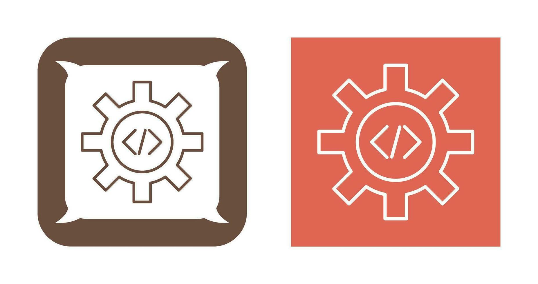 Unique Code Optimization Vector Icon