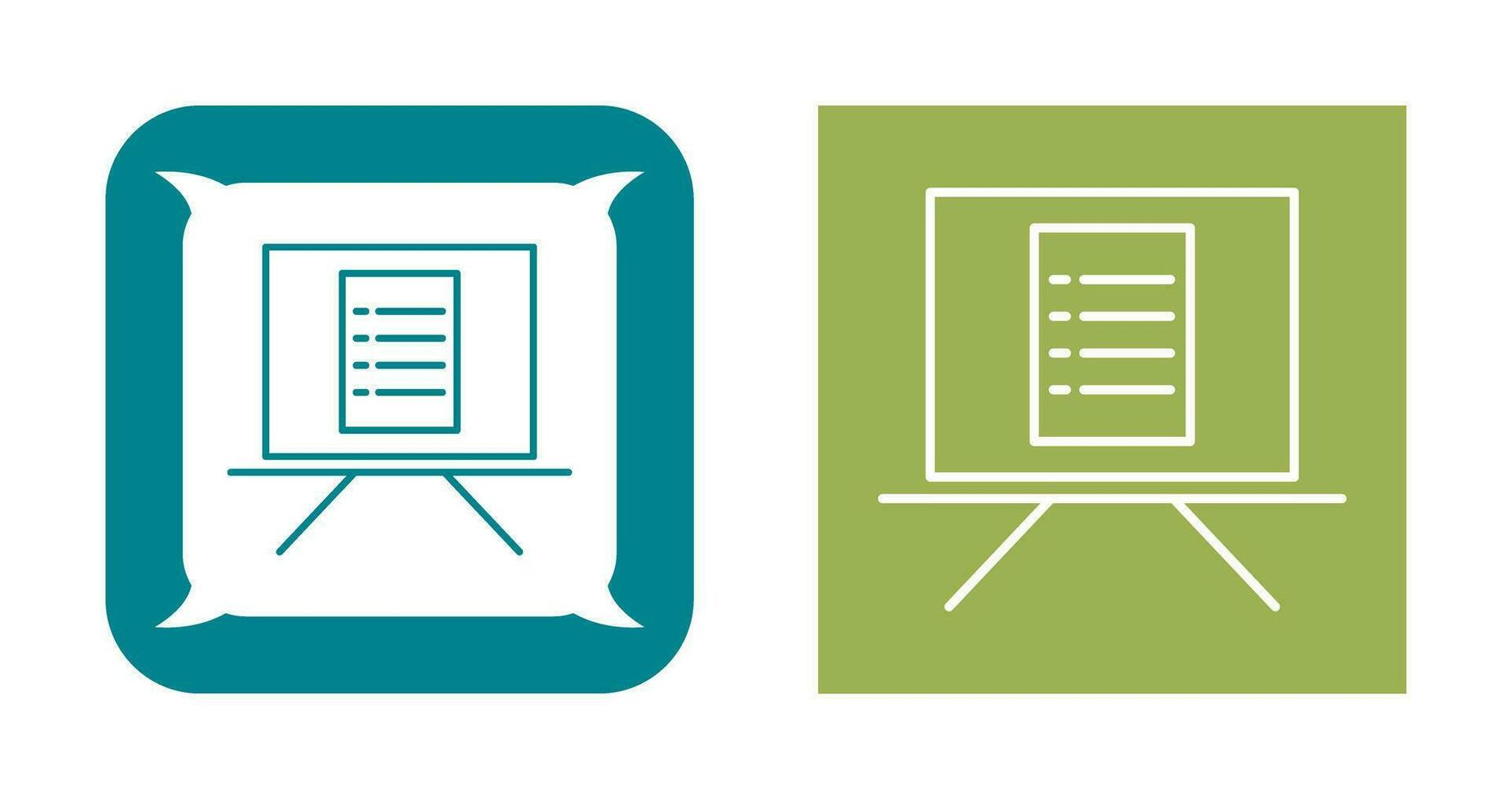 Unique Notice Board Vector Icon
