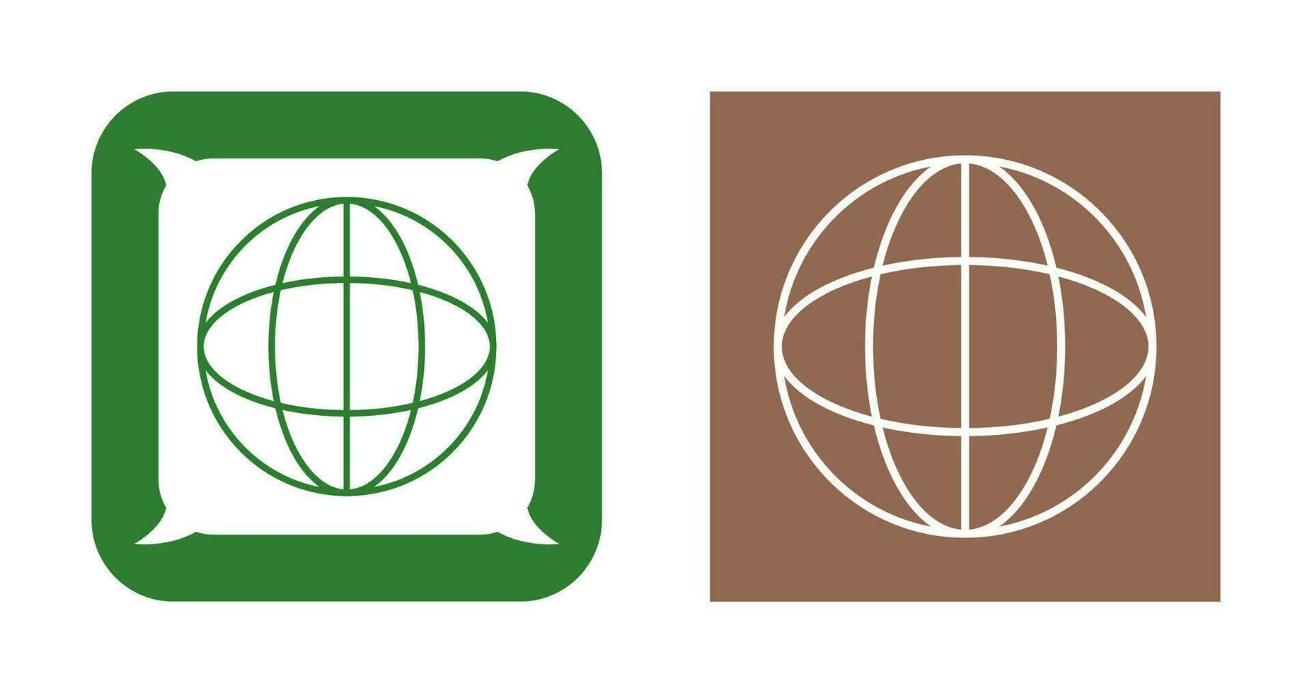 Unique Globe Vector Icon