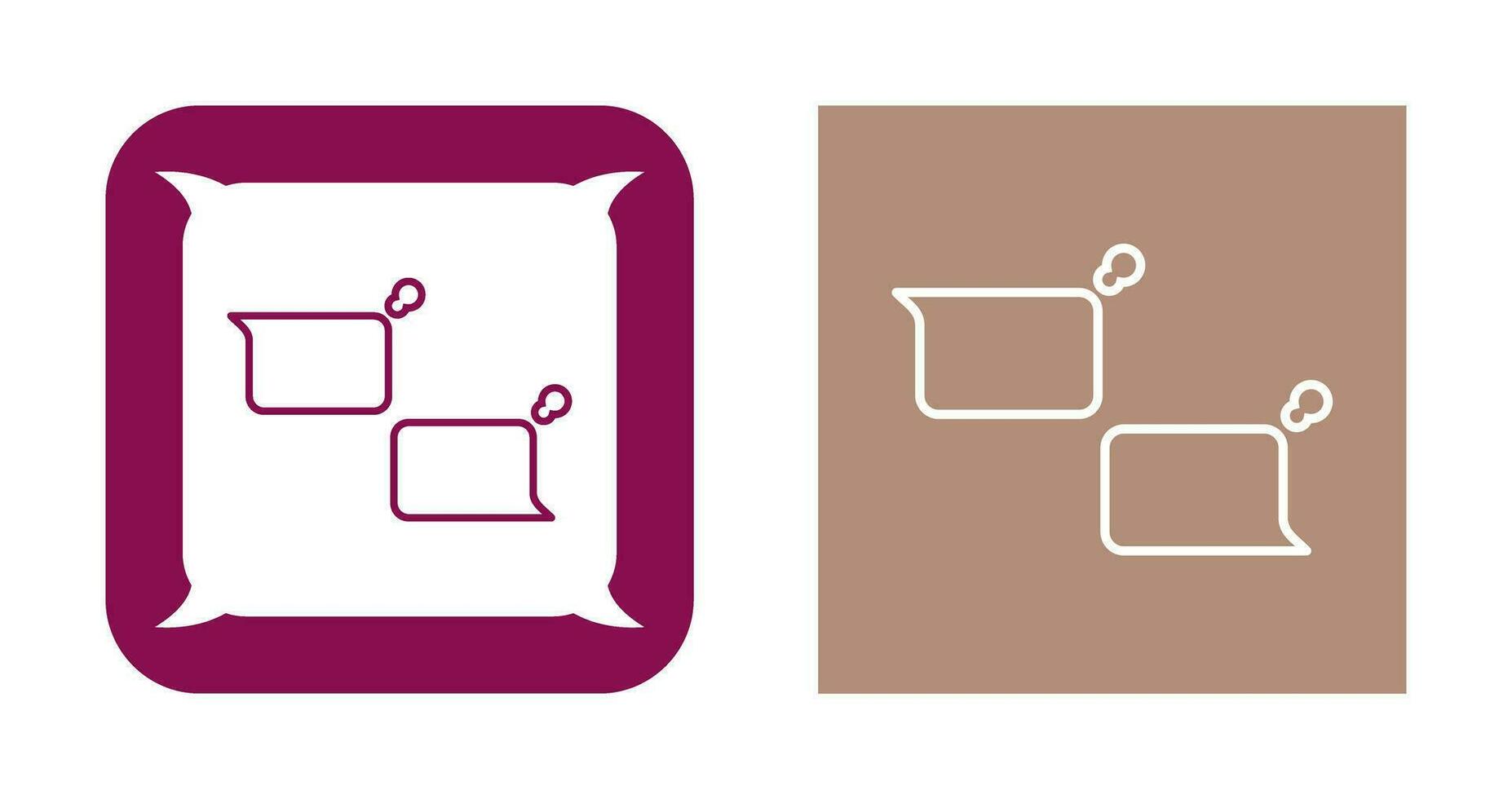 Unique Chatting Vector Icon