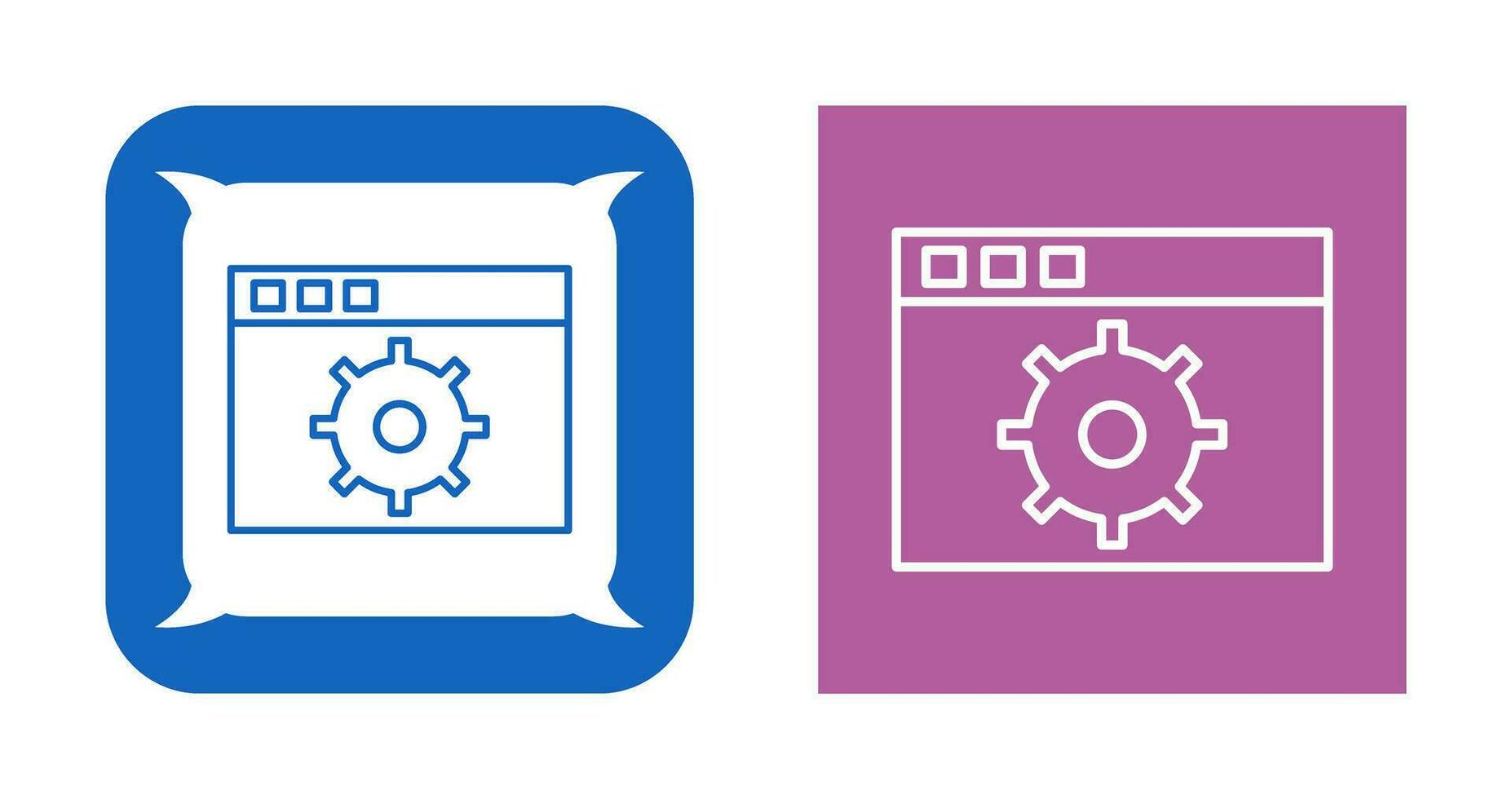 Unique Settings Vector Icon