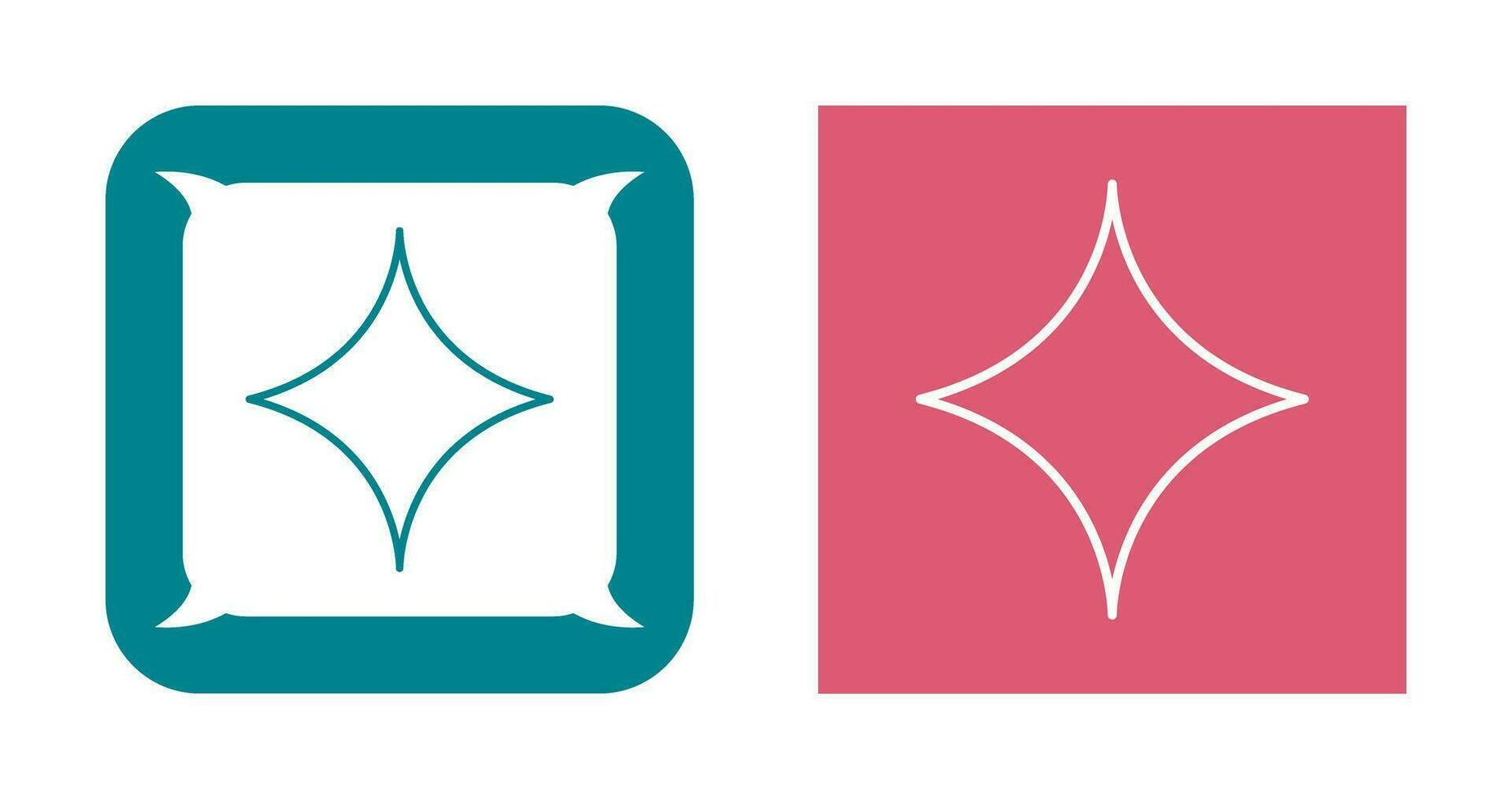 Unique Diamond Vector Icon