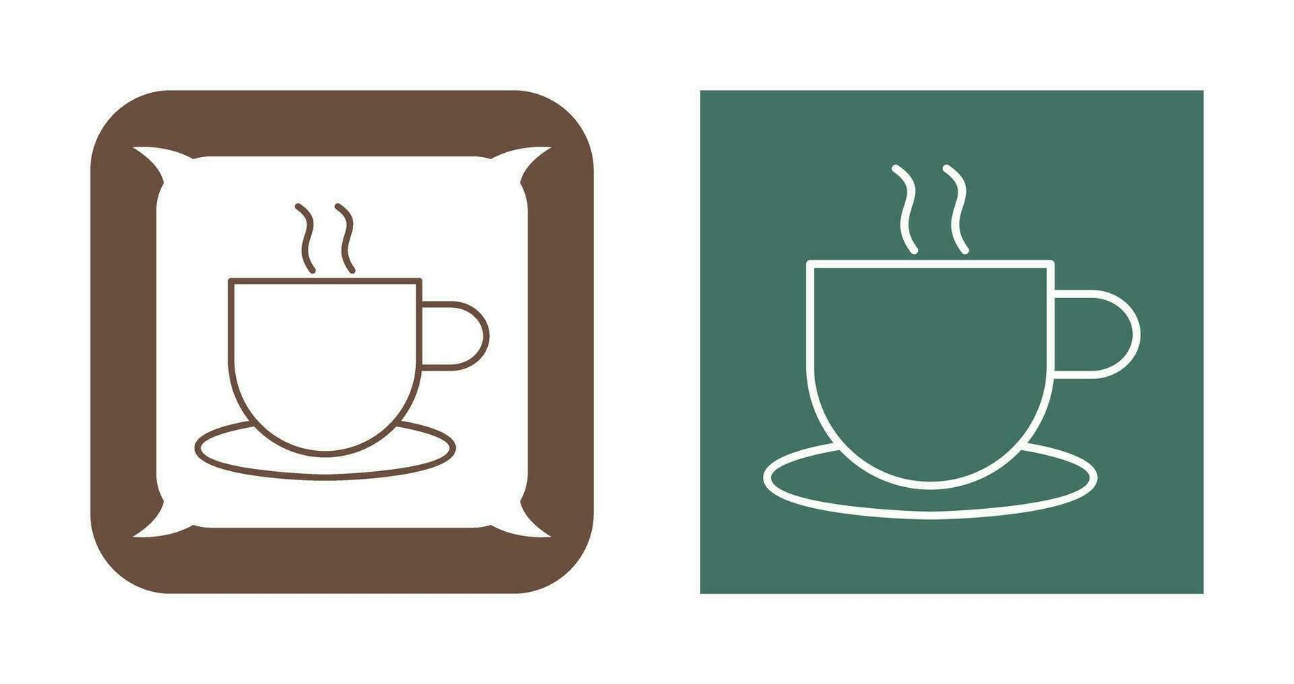 Unique Hot Coffee Vector Icon