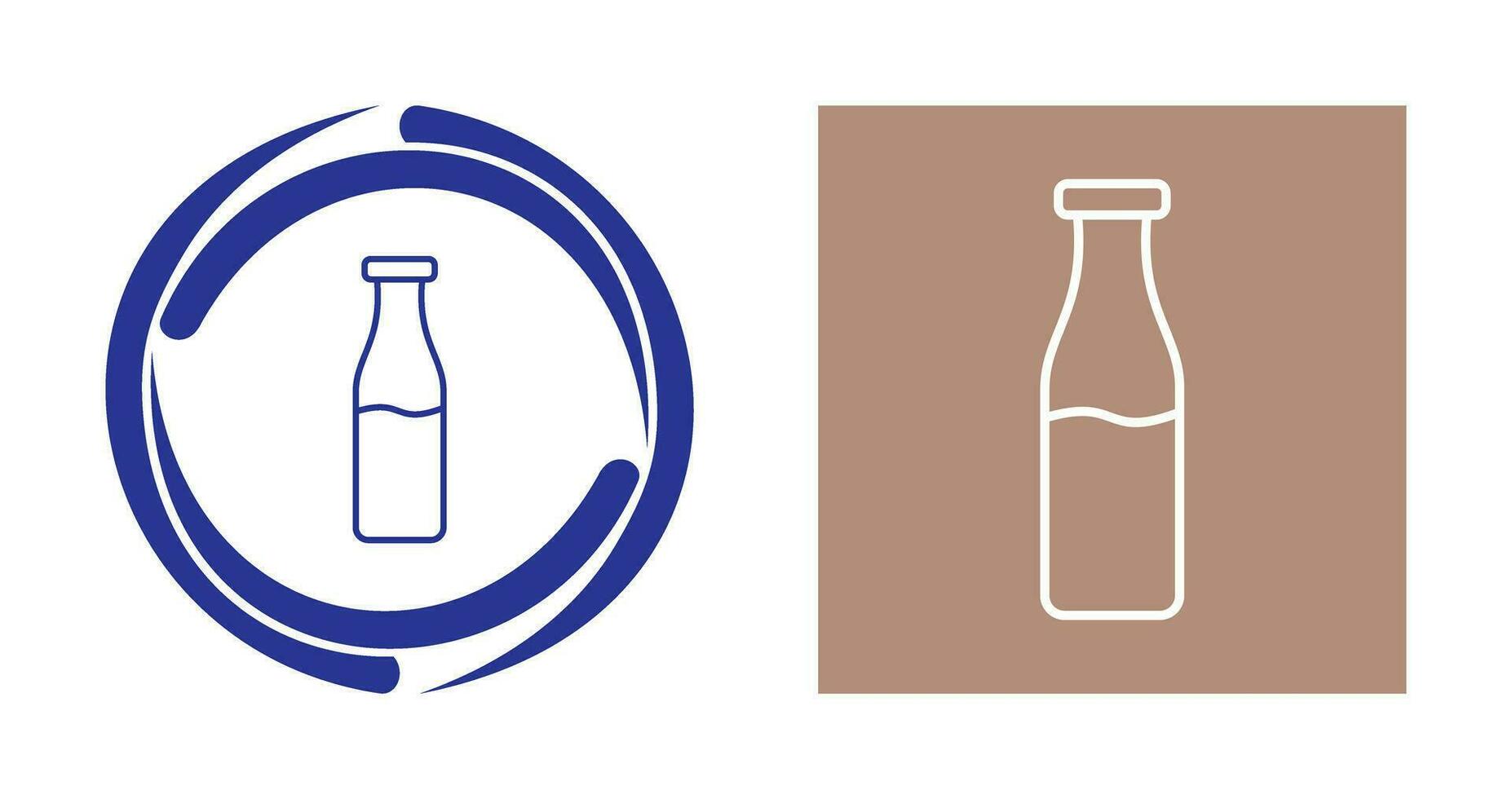 Milk Bottle Vector Icon