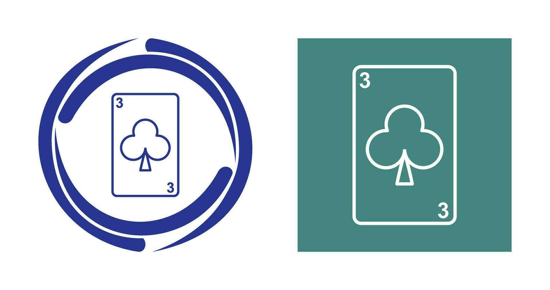Clubs Card Vector Icon
