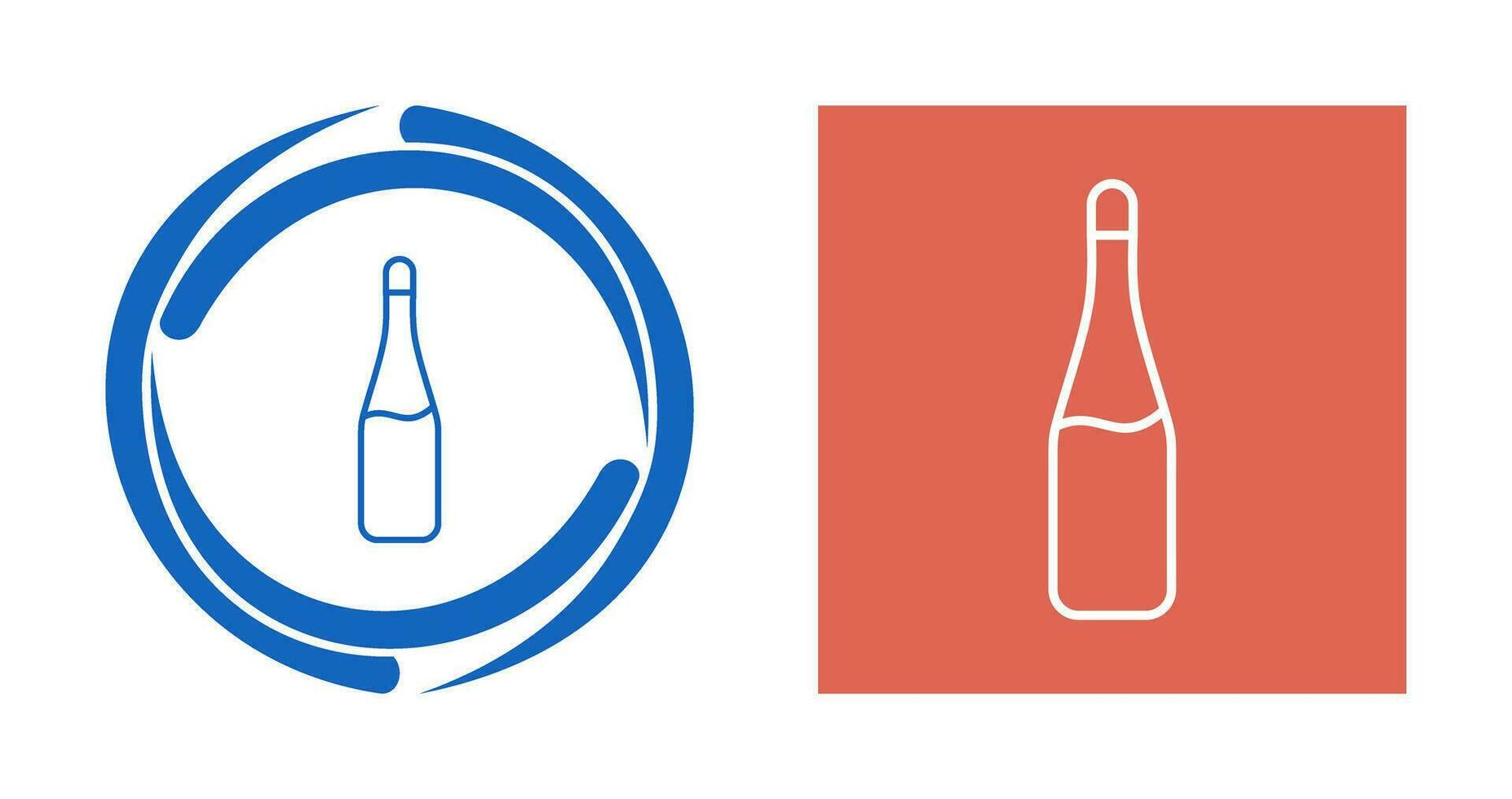 Champagne Bottle Vector Icon