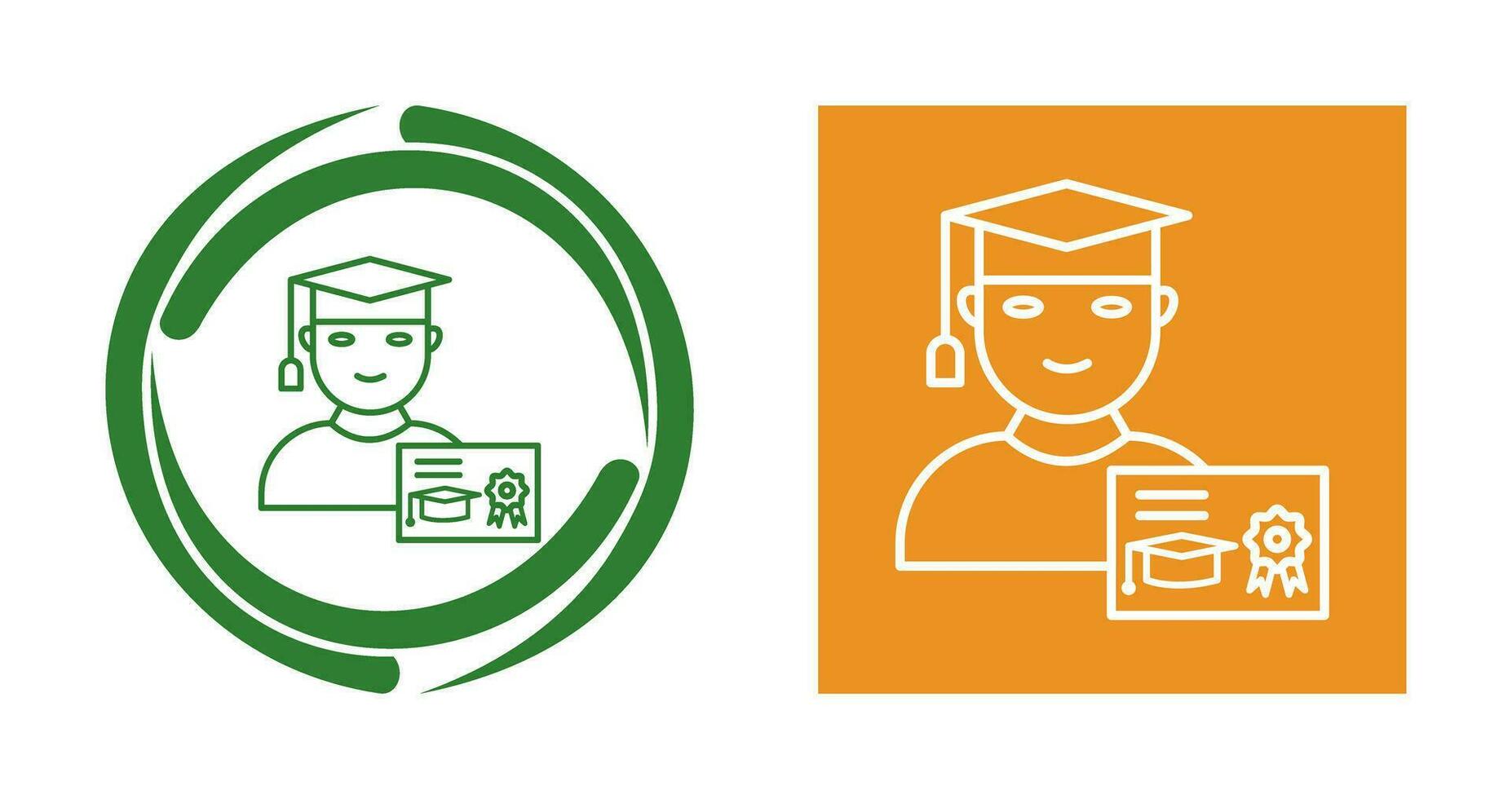 Unique Receiving Degree Vector Icon