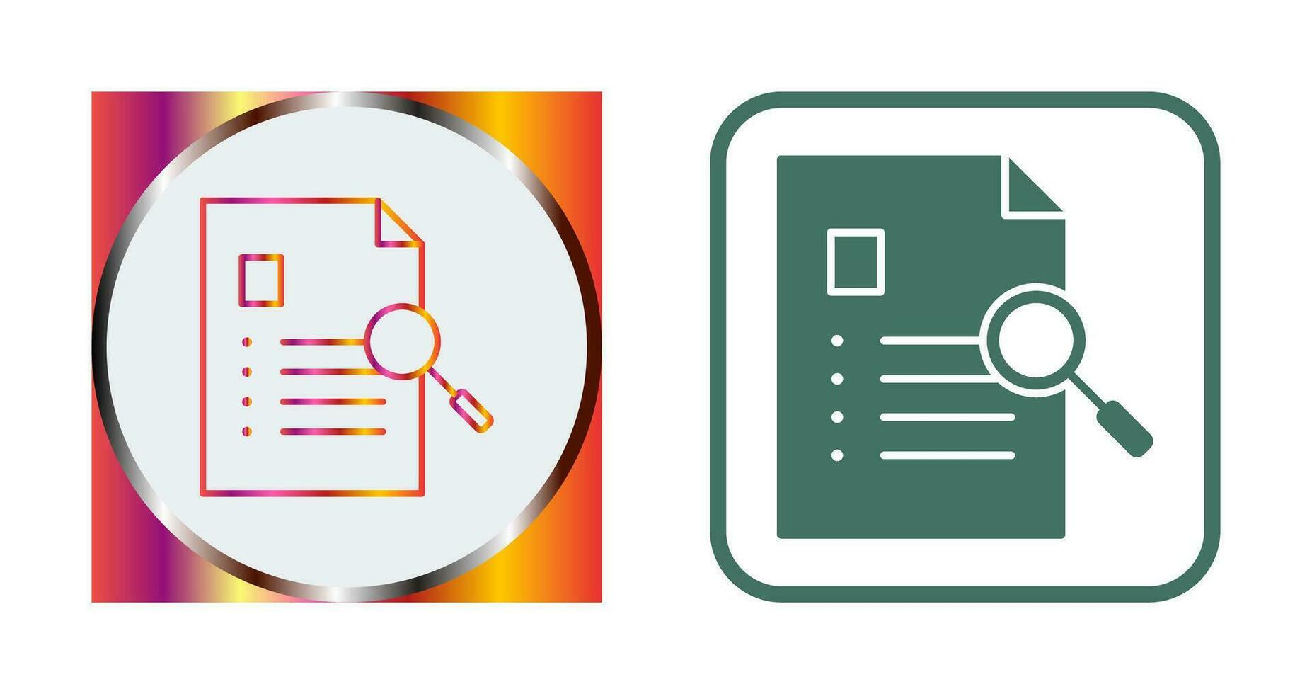 Unique Case Study Vector Icon