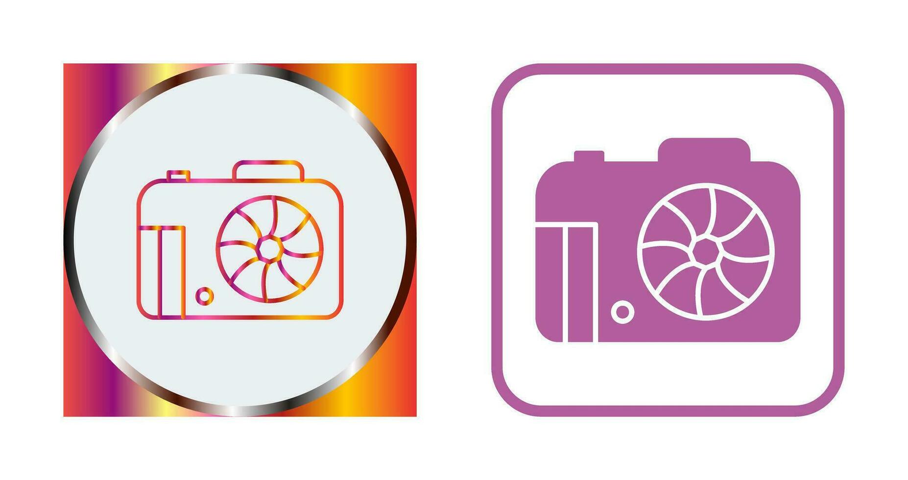 Unique Camera Vector Icon