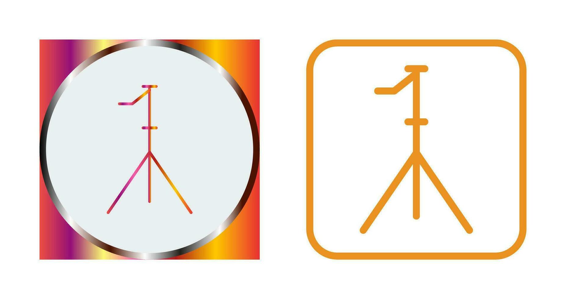 Unique Stand Vector Icon