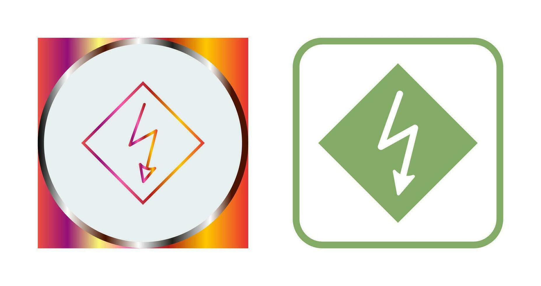 High Voltage Vector Icon
