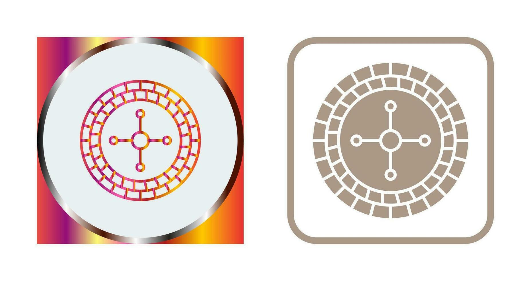 icono de vector de ruleta