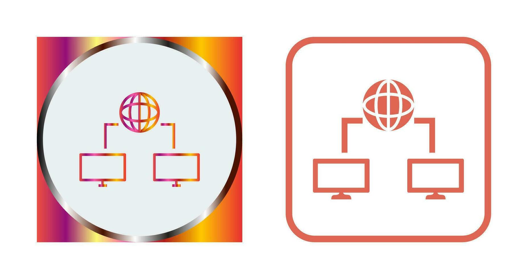 Unique Internet Connectivity Vector Icon