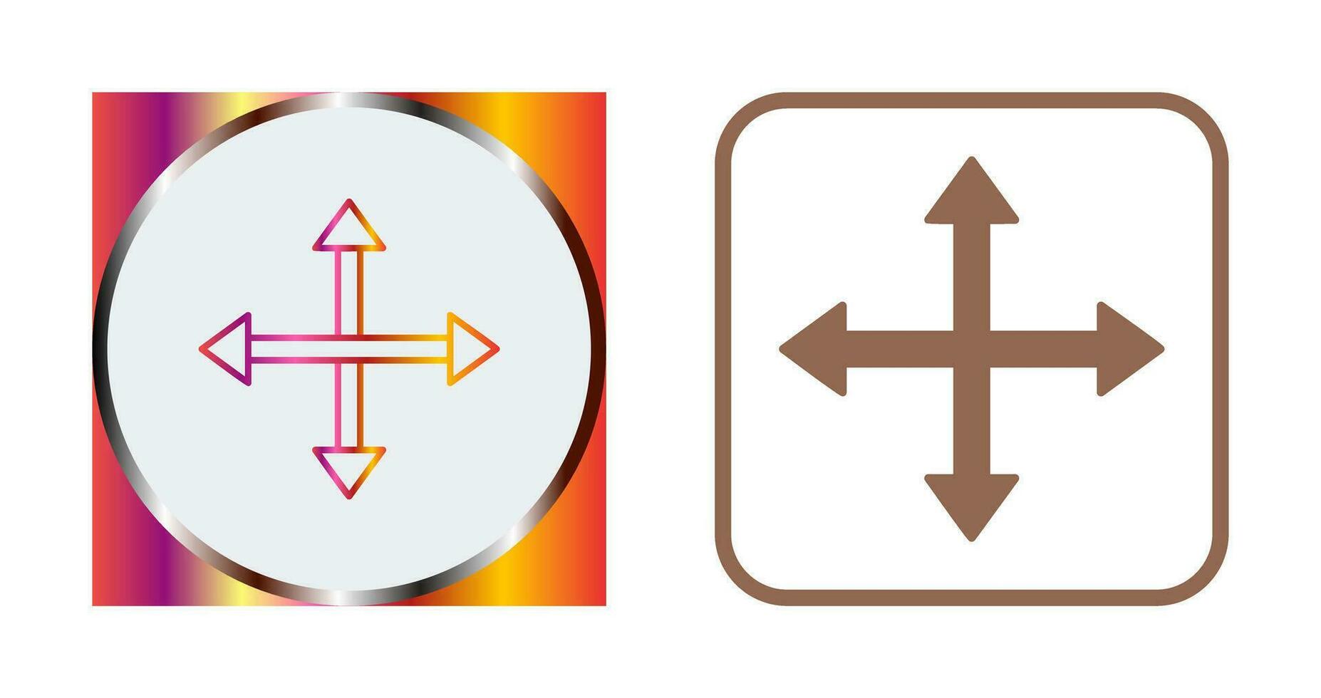 Unique Move Vector Icon