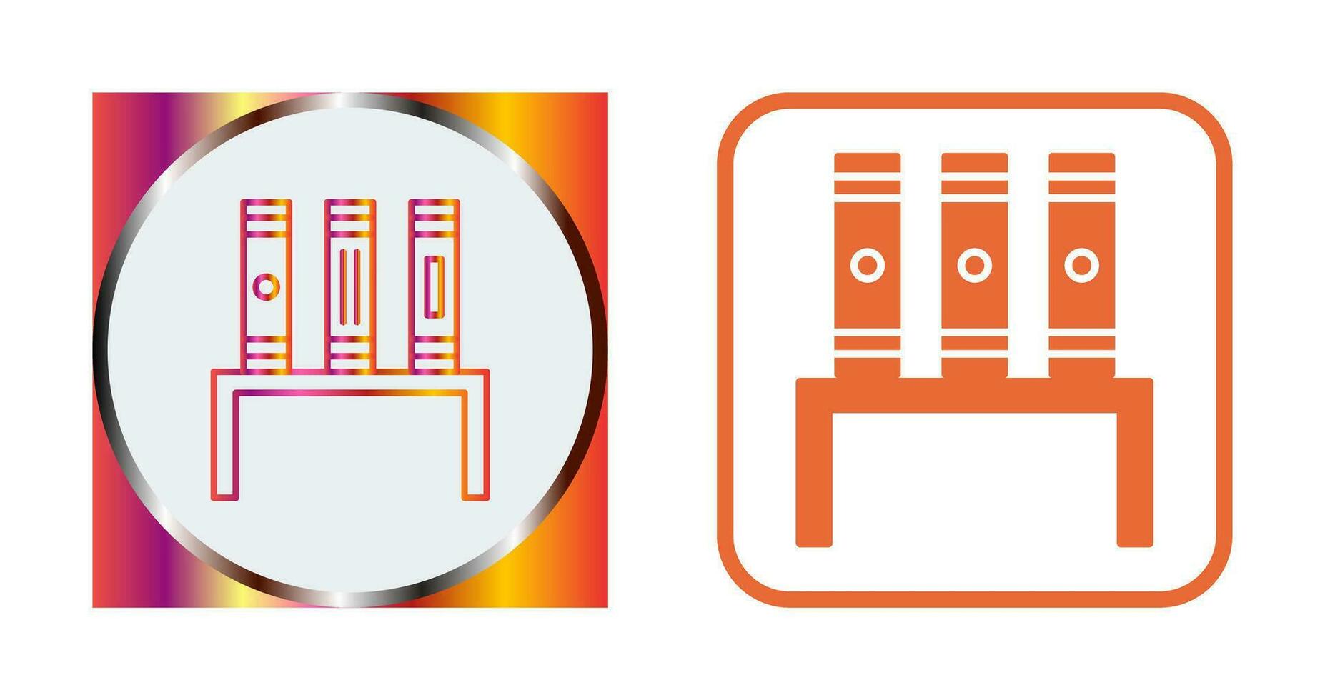 Unique Bookstand Vector Icon