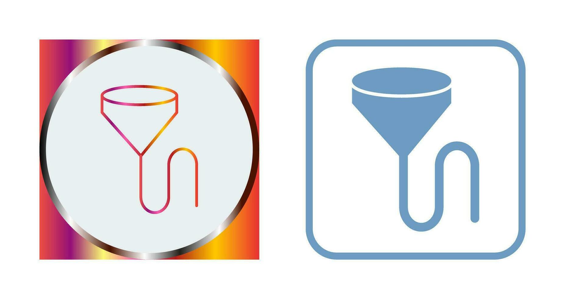 Unique Beer Bong Vector Icon
