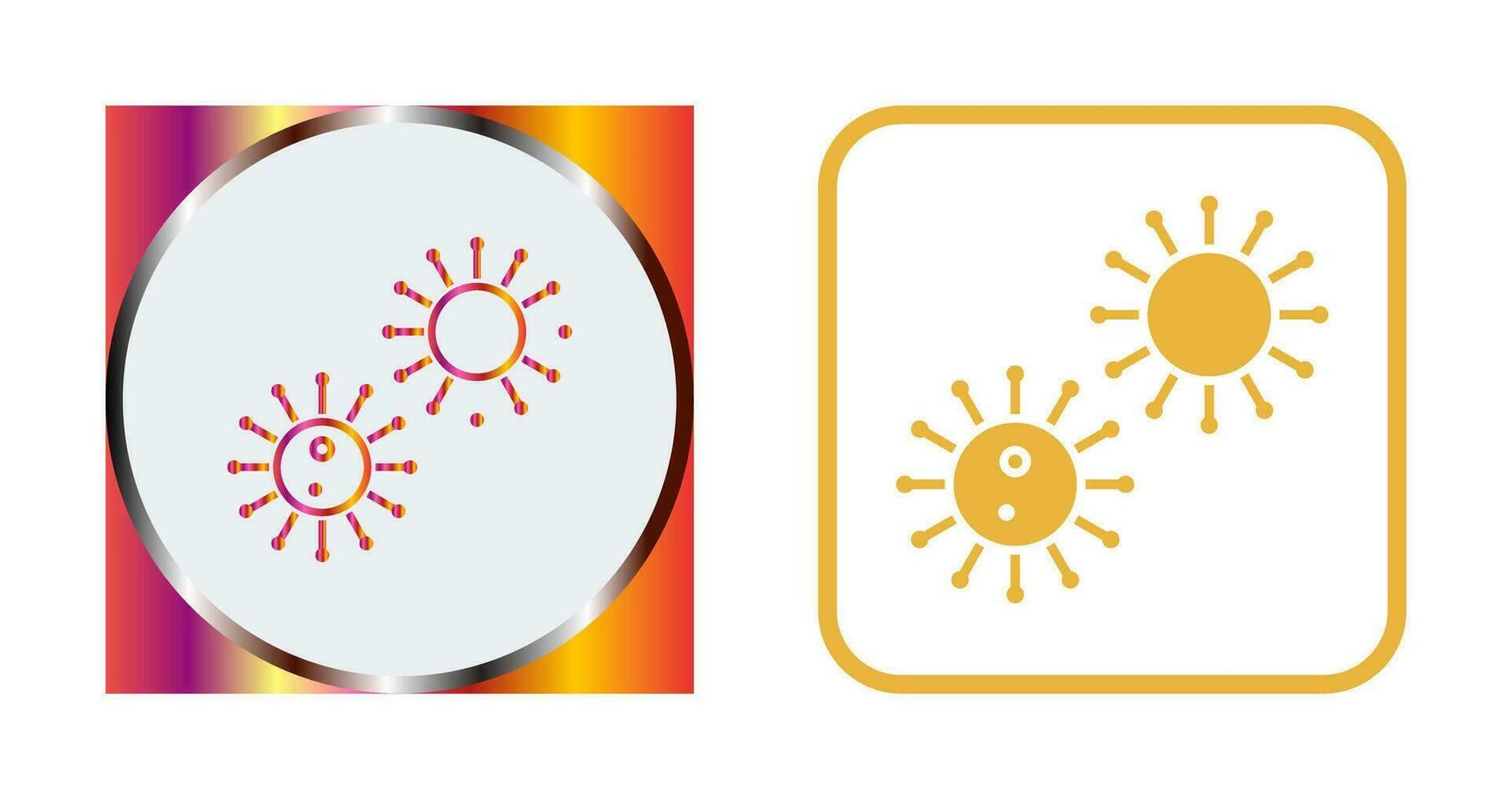 Unique Virus Vector Icon