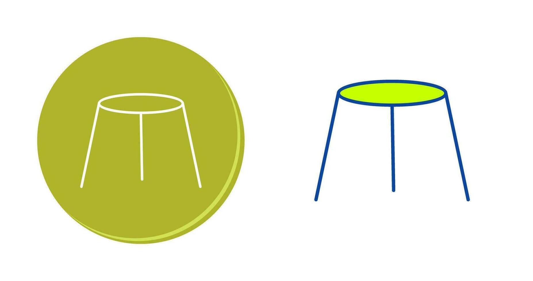 Unique Stool Vector Icon