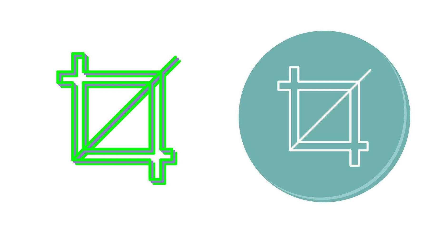 Unique Crop Vector Icon