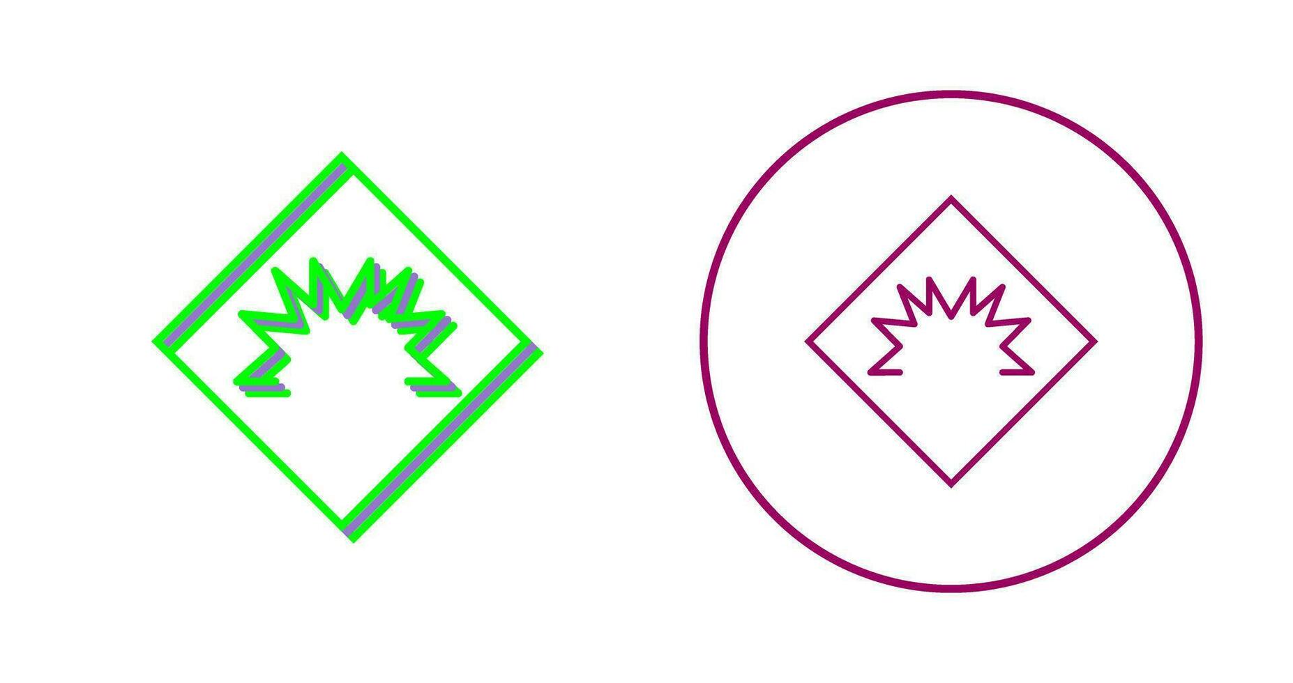 Danger of Welding Flash Vector Icon