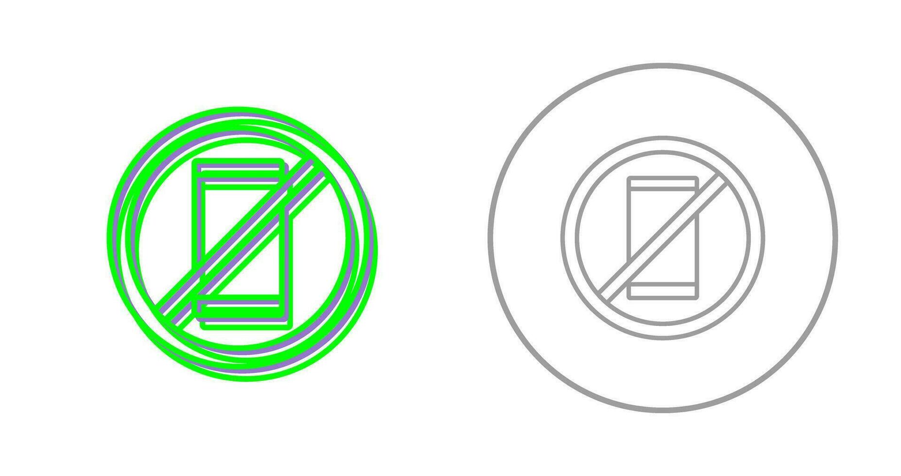 No Cell Phones Vector Icon