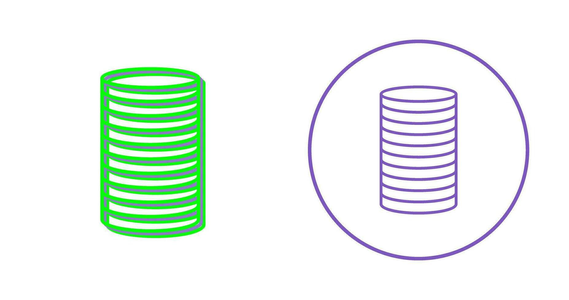 Stack of Coins Vector Icon