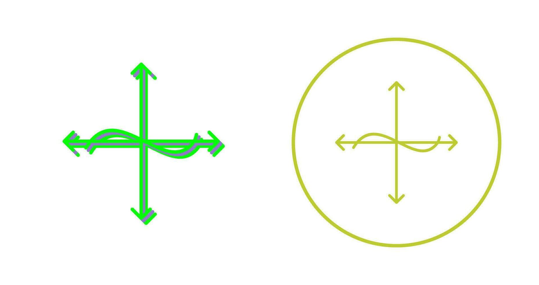 Unique Graph Vector Icon
