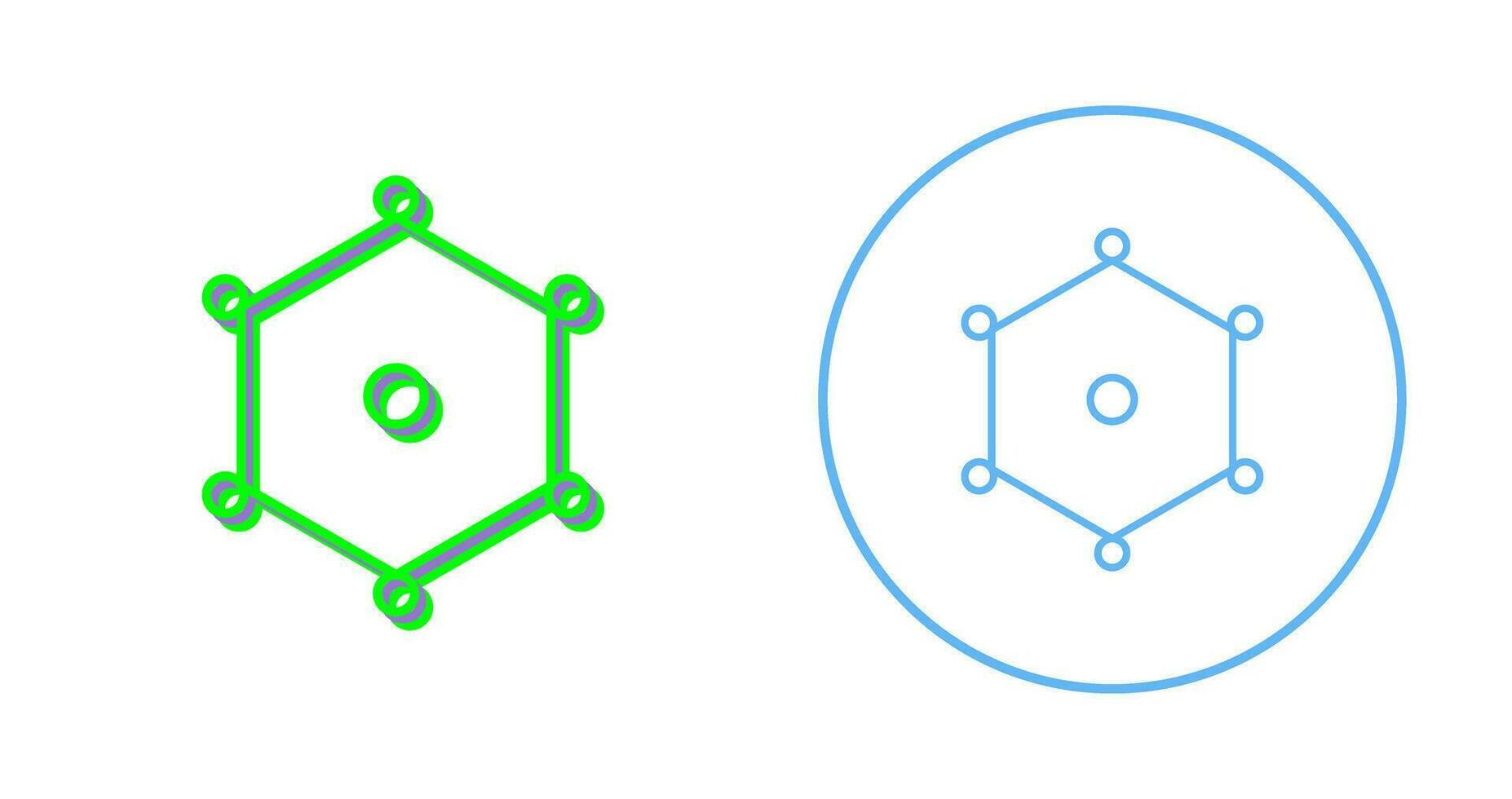 Unique Nodes Vector Icon