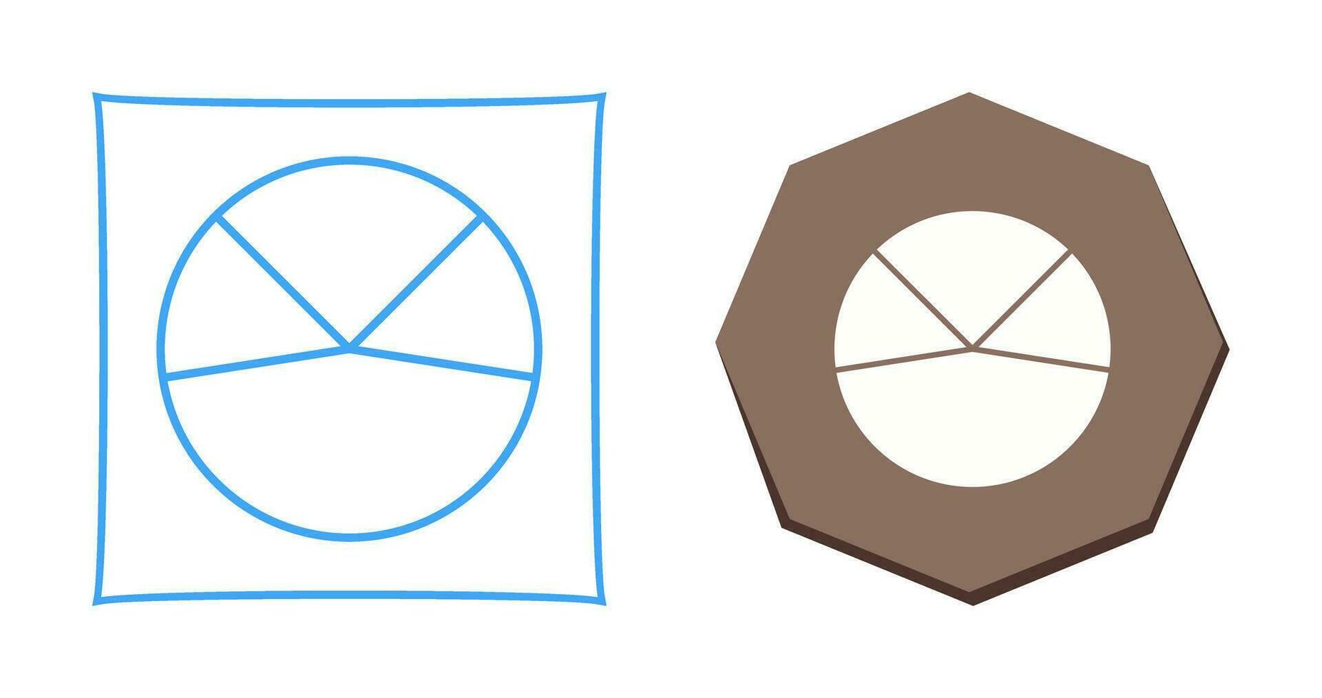 Pie Chart Analysis Vector Icon
