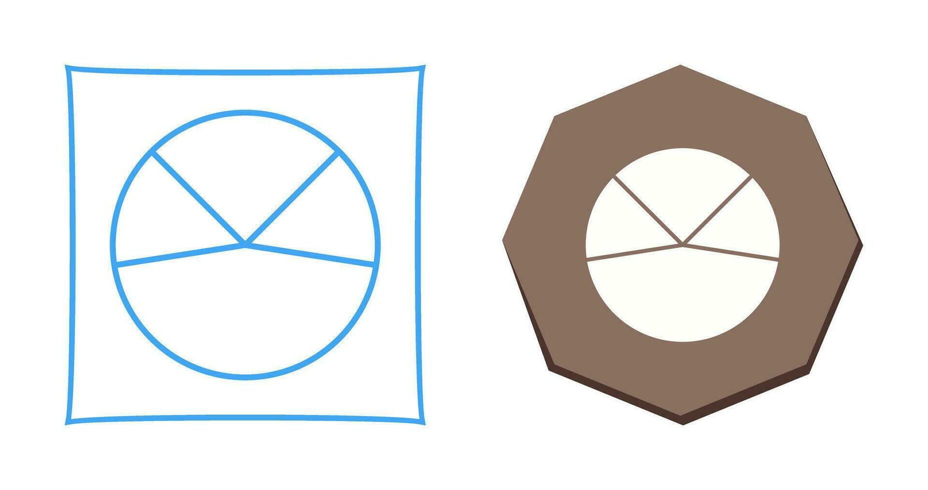 Pie Chart Analysis Vector Icon