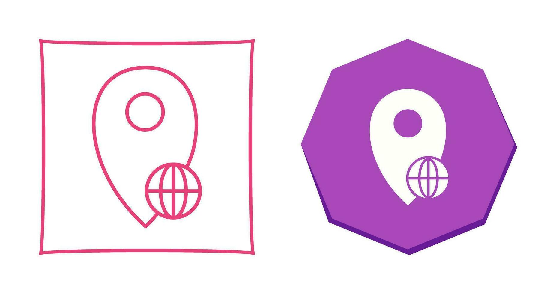 Global Locations Vector Icon