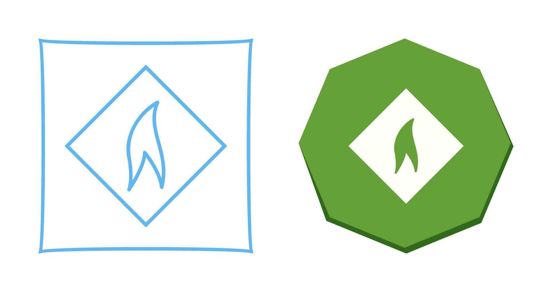 Flammable Material Vector Icon