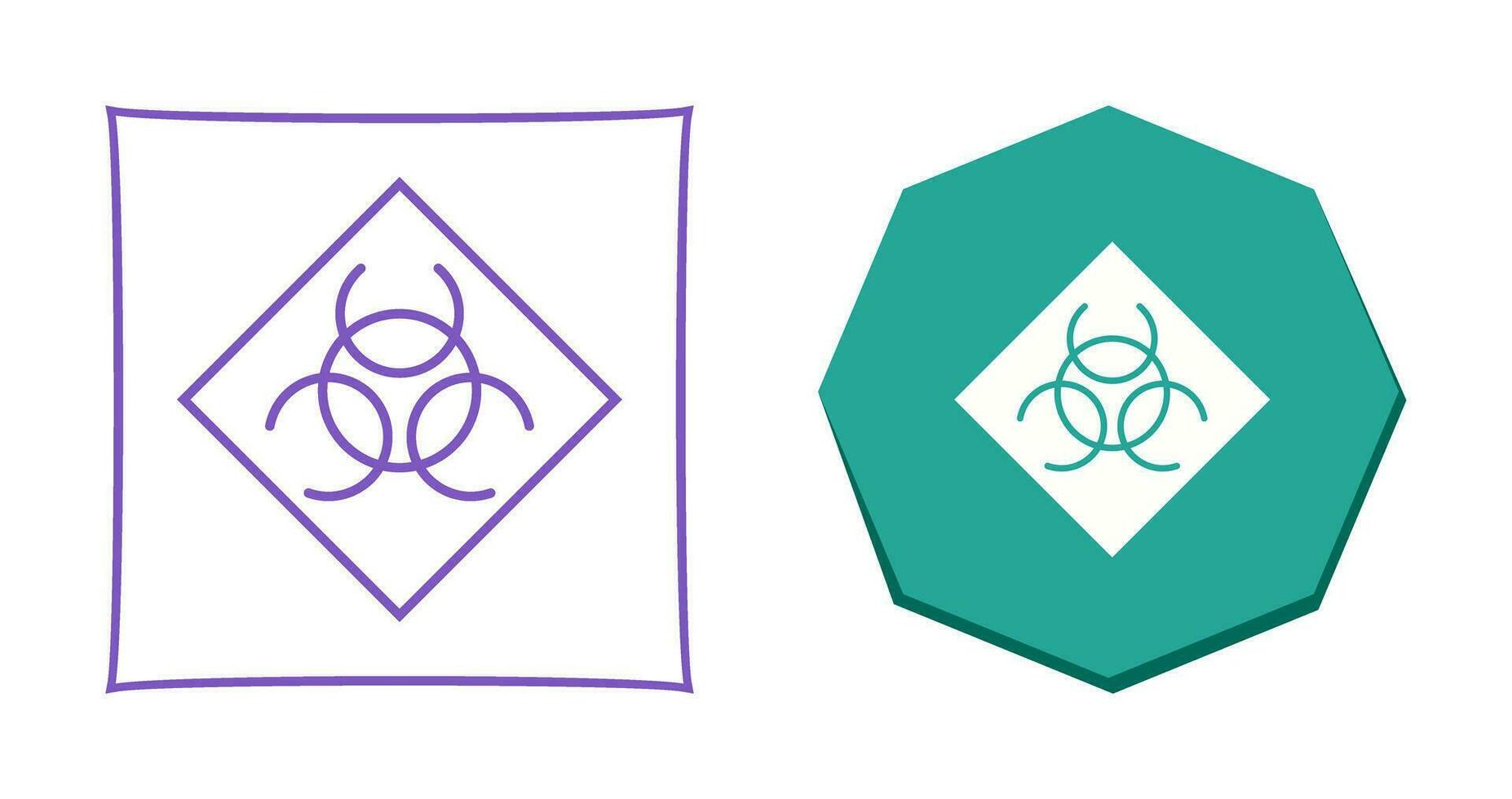 Biological Hazard Vector Icon