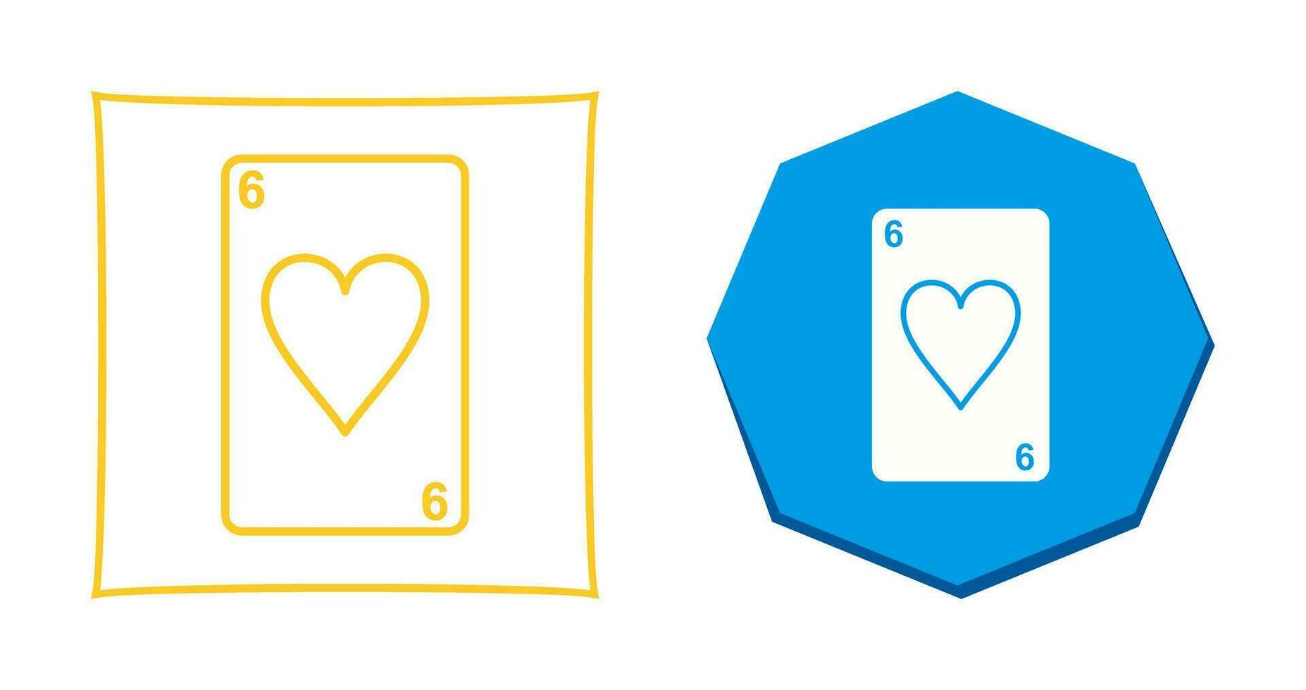 Hearts Card Vector Icon