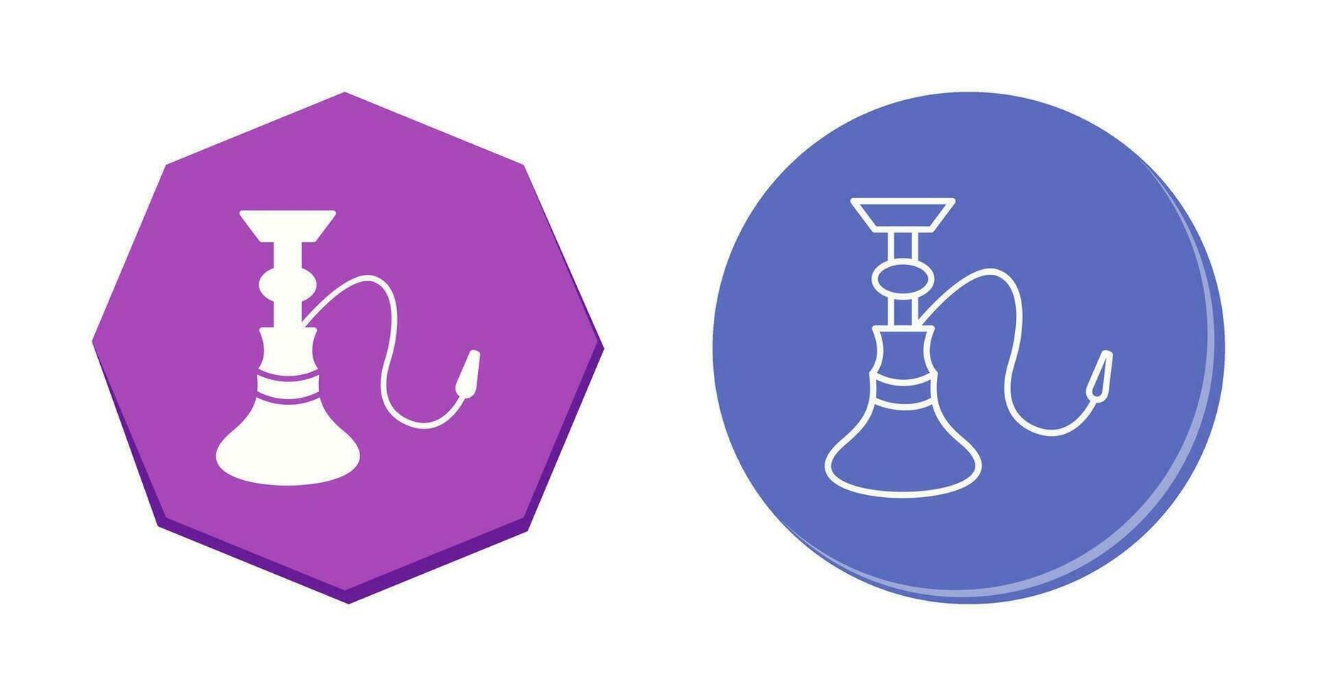 Unique Hookah Vector Icon