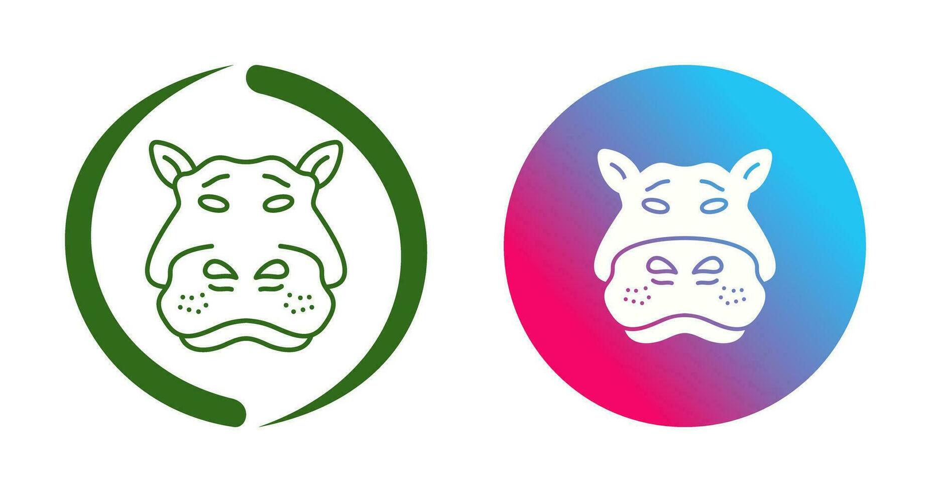 Hippo Vector Icon