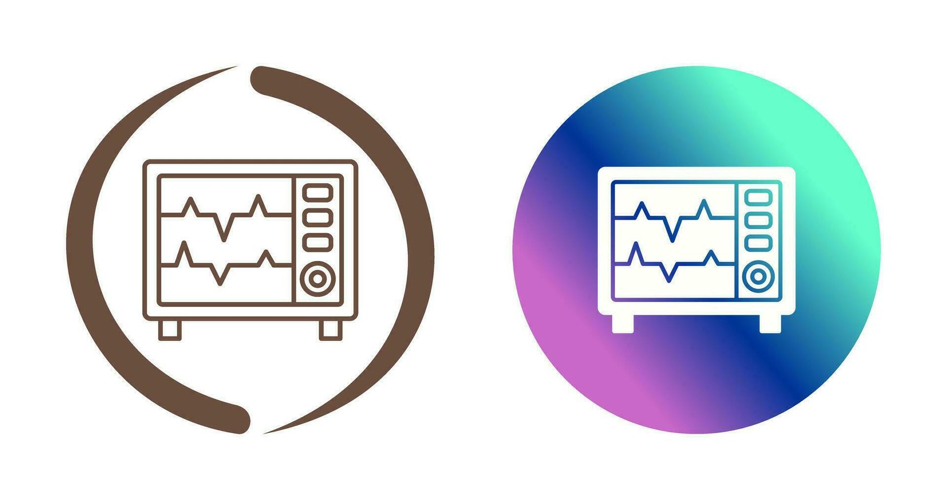Heart Rate Monitor Vector Icon
