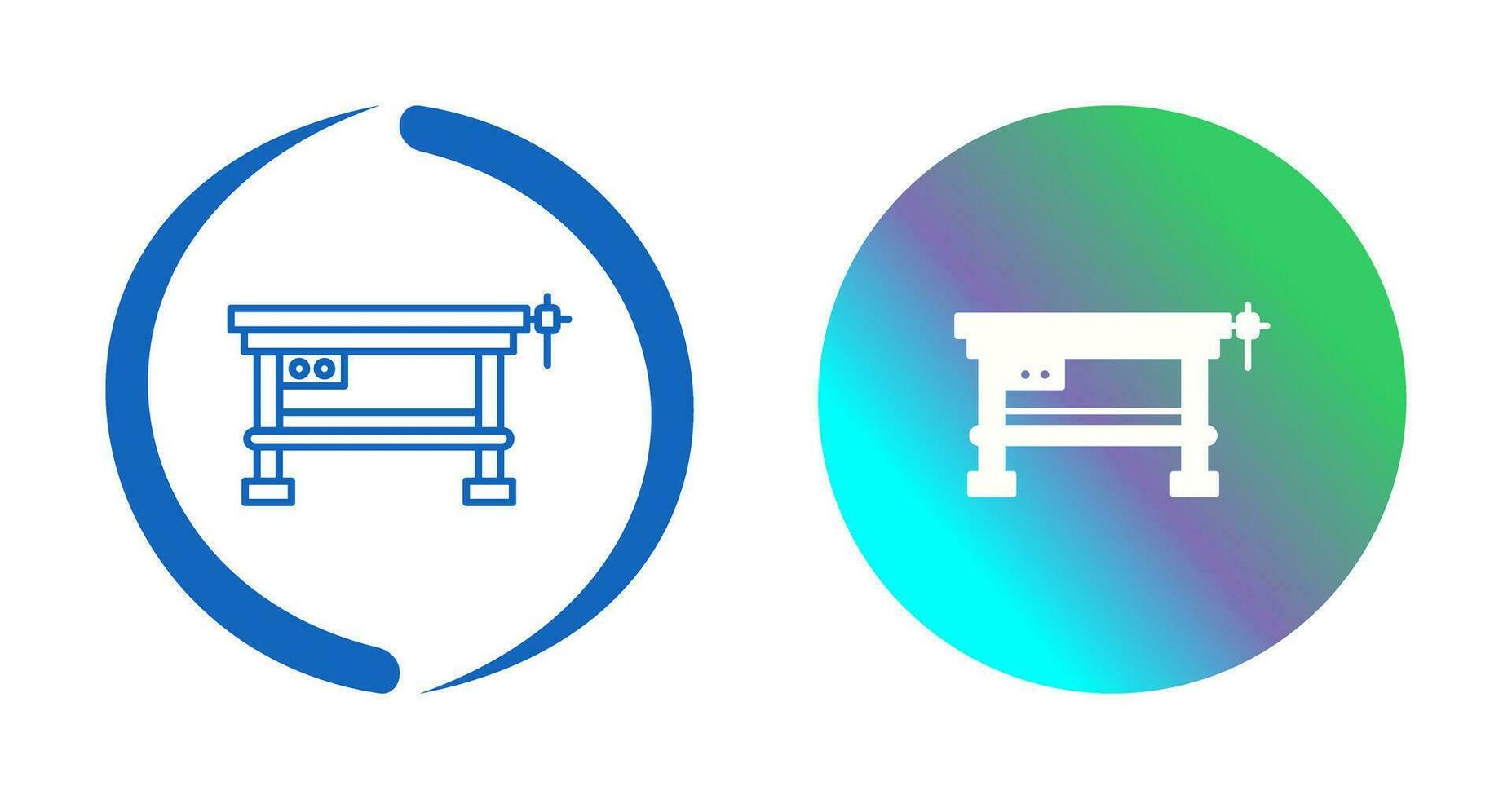 Work Bench Vector Icon
