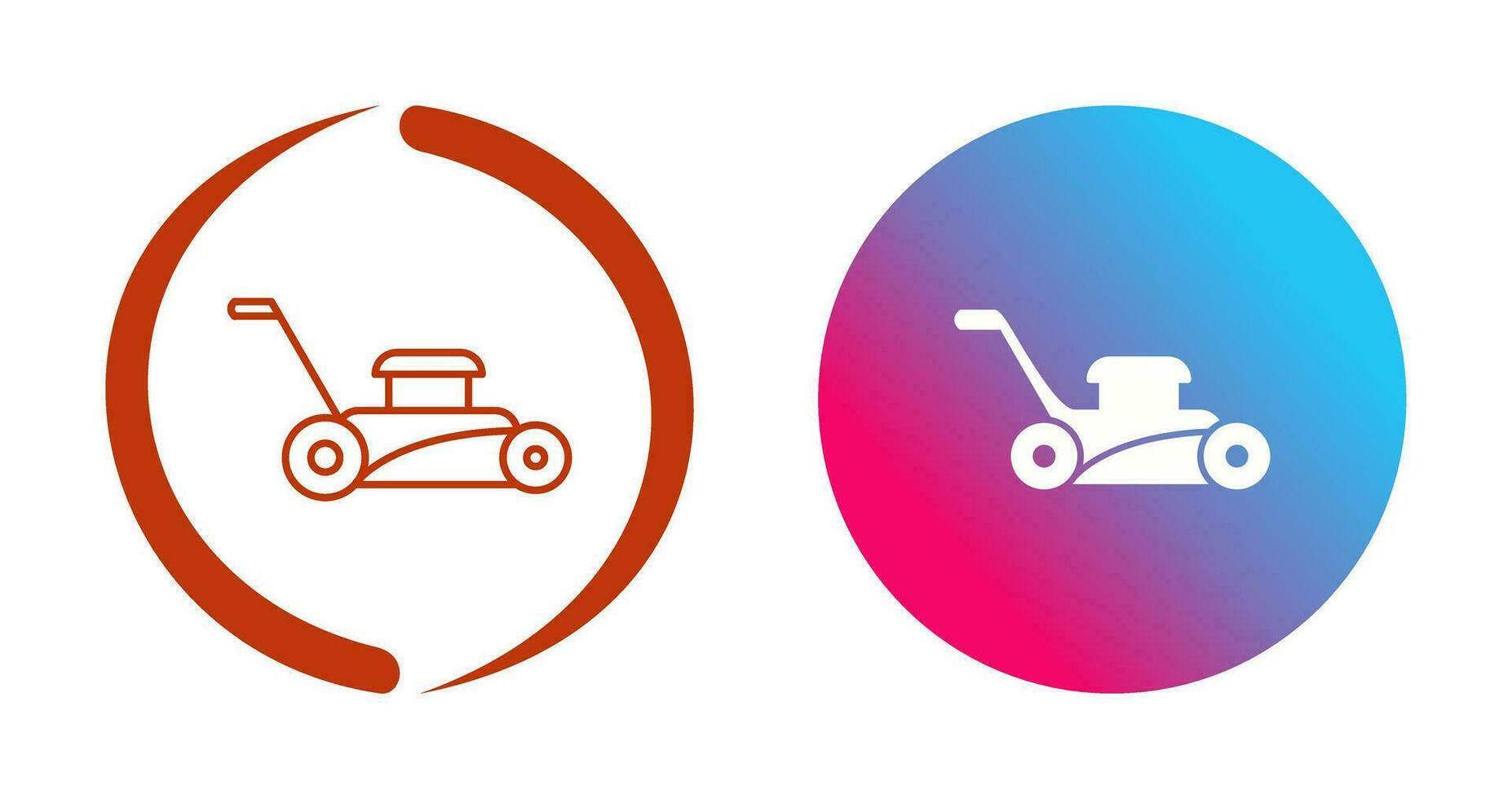 Lawn Mower Vector Icon
