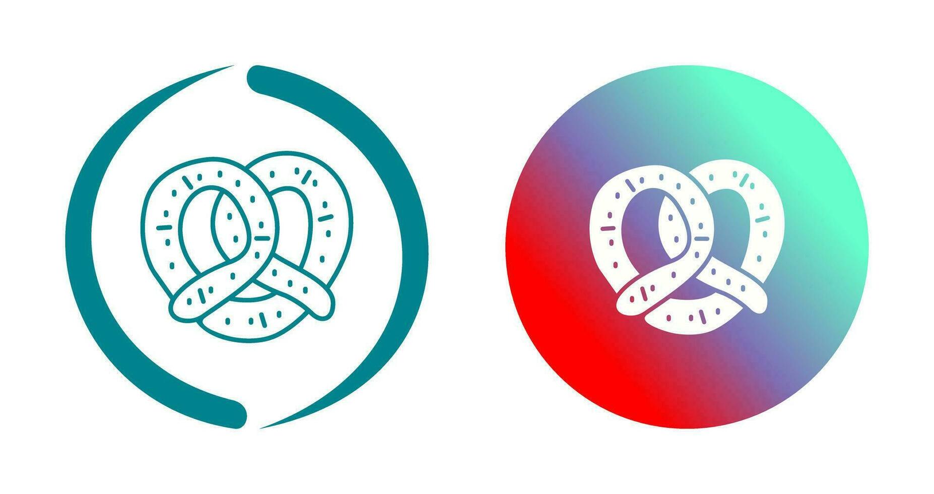 Pretzel Vector Icon