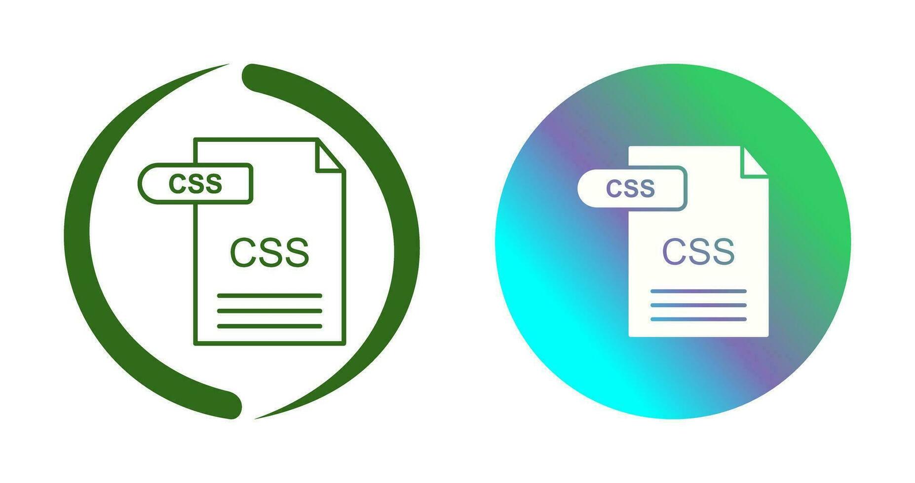 icono de vector de css